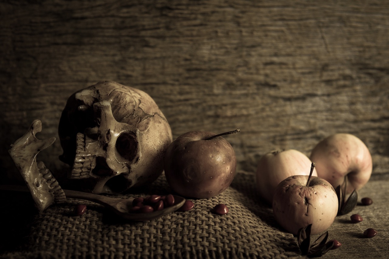 Skull and Apple